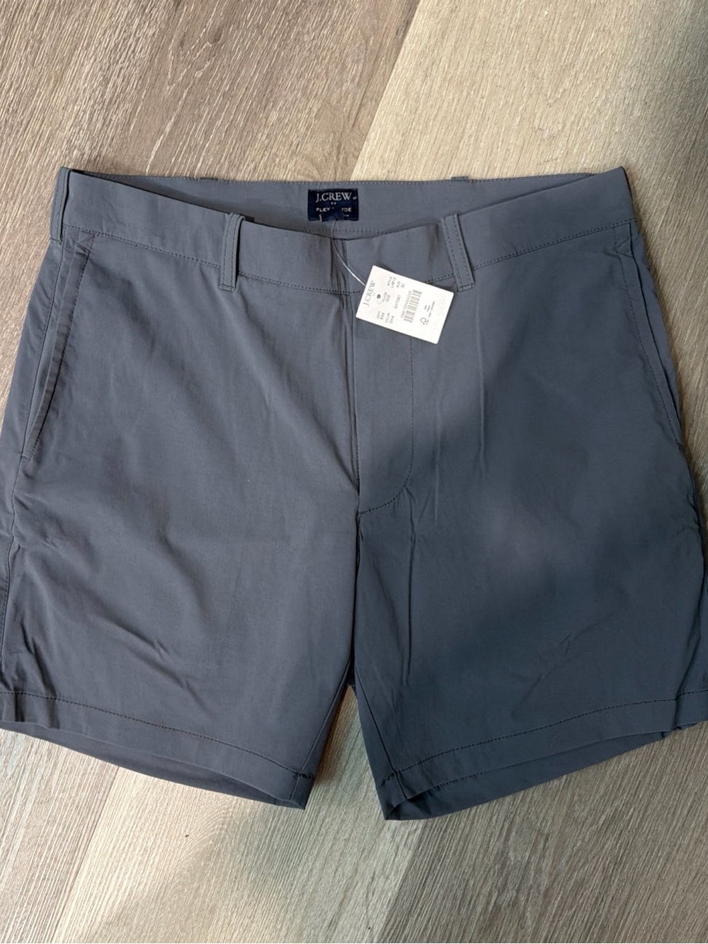 J. Crew Men's Flex Reade Flat Front Shorts Gray Shorts 32x7